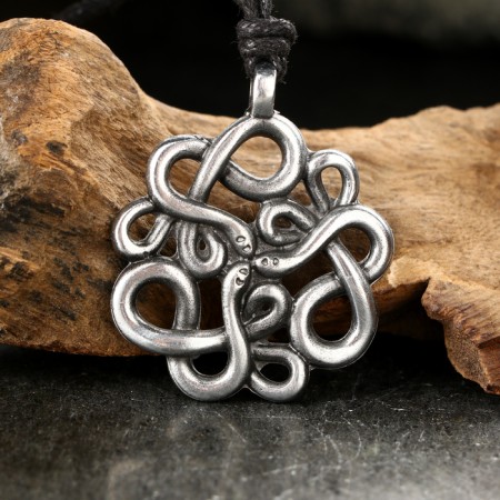 Amulet-cords, Totem "Snake Shield" No. 30, Metal-1