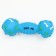 The food toy "dumbbell 500 kg", 17.5 cm, blue