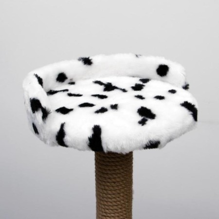 House for cats with a clamp "two -level", 72 x 37 x 110 cm, jute, Dalmatian-6
