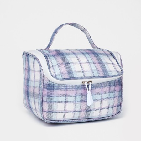 Lightning cosmetic bag, pink/blue color