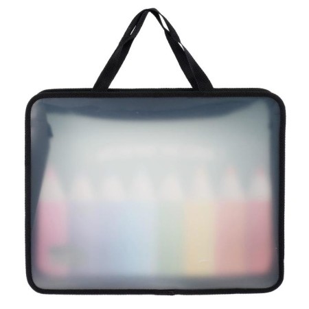 Folder with A4 handles, 330 x 260 x 75 mm, plastic, pens, calligrata "Folder for creativity"-3