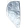 Set of foil balls 19 “hearts”, silver, 25 pcs.