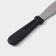 A blade-tank with a plastic handle, straight, 32 cm, working part 20 cm, black color