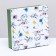 Square “Flowers” ​​gift box, 13.5 x 13.5 x 5 cm