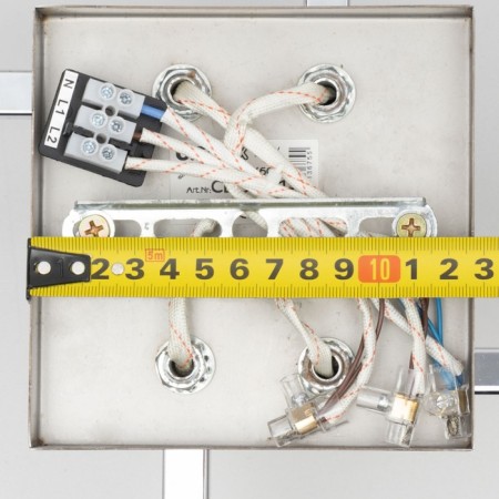 Ceiling chandelier "Virta" E14 4x60 watts-20