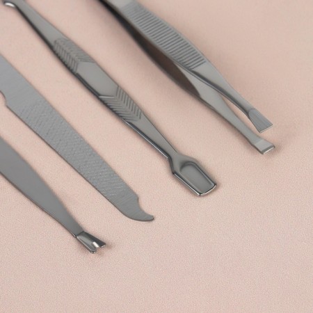 Manicure set, 7 items, in case, color mix-6