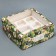 Box for cupcakes and gento-traps, confectionery packaging "Flower pattern", 25 x 25 x 10 cm