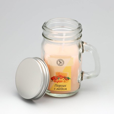 Aromatic candle in the bank "Persian with honey", 7.2 x 8.5 cm, 190 g-1