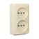 Double Luazon Lighting "League", 10 a, overhead, without salary, beige