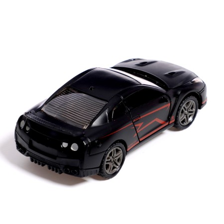 Metal machine “Night Racing”, Inertial, 1:32, Doors, sound and light effects open, black color-2