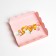 Cookie box, confectionery packaging with PVC lid, “air love”, 13 x 13 x 3 cm
