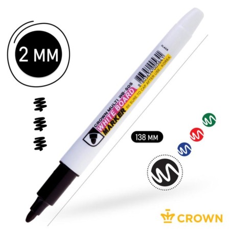 Board of 2.0 mm board, Crown Multi Board Slim WB-505, Black-2