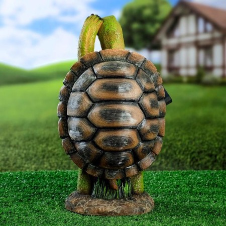 Garden Light "Turtle with a Lantern" 20x18x37cm-3