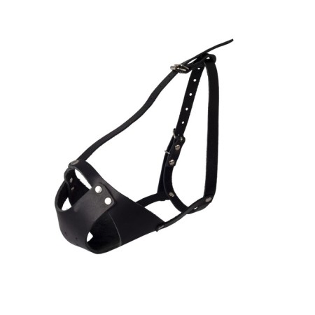 The muzzle is an integral scene for small breeds of dogs (French bulldog)
