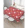 The tablecloth “Santa in snowflakes”, rectangular, Saten, size 120x145 cm
