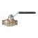 Ball barbar stout SVB-0005-000015, full-pass, 1/2 ", outer thread, lever