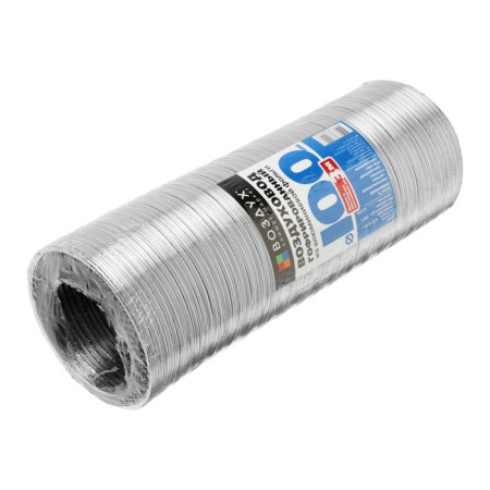 The air duct is corrugated "air", d = 100 mm, sliding up to 3 m, aluminum-2