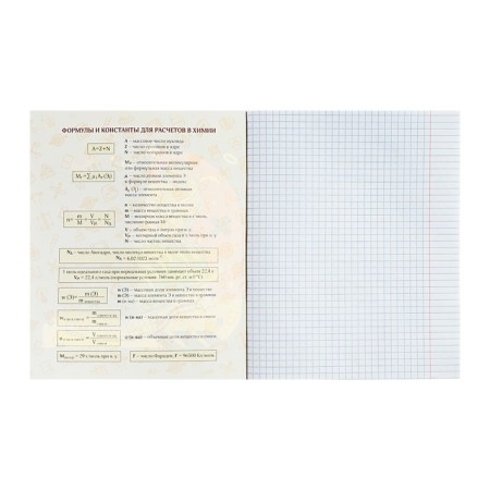 Subject note Calligrata Top "sneakers", 48 sheets in a chemistry cage, reference material, cardboard cover, glossy lamination, offset block-1