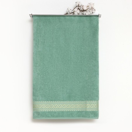 Tainted tange Pirouette, 70x130cm, green color, 420g/m2, cotton