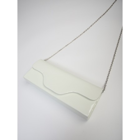 Female bag on a magnet, white color-4