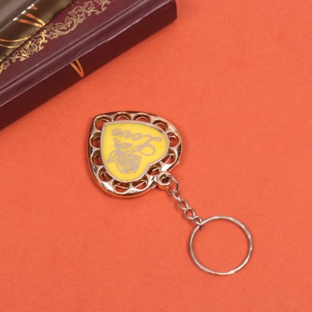 Trick plastic for metal "Heart with openwork rose" mix 4x4 cm-3