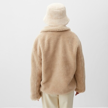 Women's jacket mist size l, beige-7