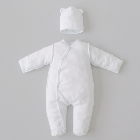 Set for discharge Winter Kinderlitto "Bear", 5 items, height 56-62 cm, light pink color-2