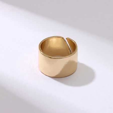 Ring "Care" trend, color gold, dimensionless-3