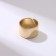 Ring "Care" trend, color gold, dimensionless