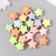 Decor for creativity Plastic "Puffy Star" matte mix 1.7x1.7 cm