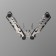 Stinger multitul, 13 functions, steel, silver-black, nylon cover