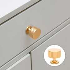 Handle button Cappio PK326, D = 28 mm, color gold