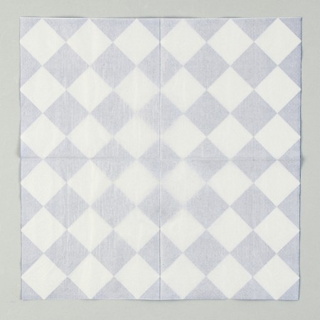 Paper napkins "Blue rhombics" 33x33 cm, set 20 pcs.-2