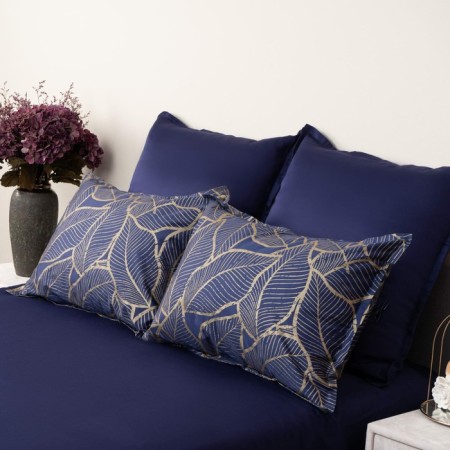 Sofi de Marko Beverli bedding bedding, size 240x270 cm, 220x240 cm, 50x70 cm - 2 pcs, color blue-1
