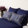 Sofi de Marko Beverli bedding bedding, size 240x270 cm, 220x240 cm, 50x70 cm - 2 pcs, color blue