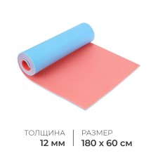 Tourist rug Camping 12, 180x60x1.2 cm, Mix color
