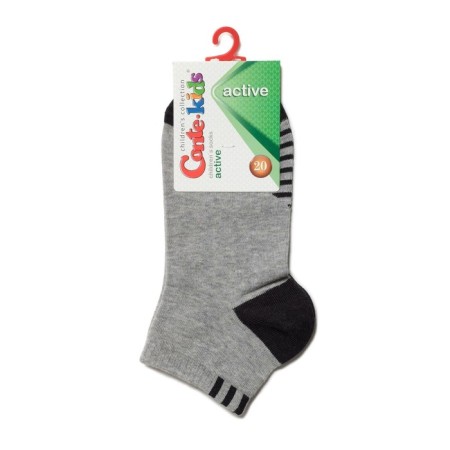 Noski short children's CONTE KIDS Active, size 20, color gray-3