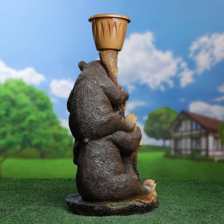 Garden figure "Bears Come friends" 30x27x64cm-7