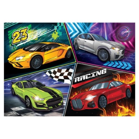 Book with luminous stickers "Cars for pumping", 80 stickers, 4 p.-1