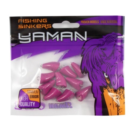 Cargo of a bullet-exentric stained collapsible Yaman 10 pcs., 12 g, purple-4
