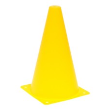 Cone, yellow color, 20 cm