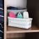 Woven basket for storage, 21x10x8 cm