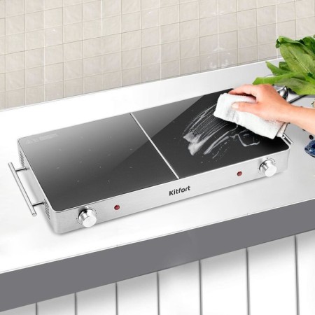 Infrared plate KitFort KT-150, 3000 W, cord 0.9 m-7