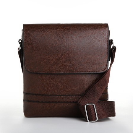 Male bag, brown color-1