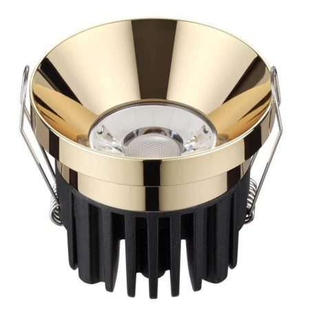 LED LED METIS, 10 W, 3000K, LED, Gold Color, D = 70mm