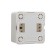 Luazon Lighting "League" switch, 10 A, 1 key, with backlight, invoice, white