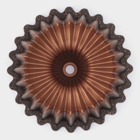 Baking form 26x9.5 cm Lotus bronze color-1