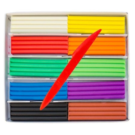 Plasticine floating 10 colors "Baby"-3