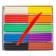 Plasticine floating 10 colors "Baby"
