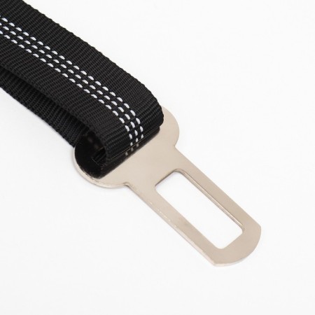 Dog safety belt, shock-absorbing, 75-85 x 2.5 cm, black-3